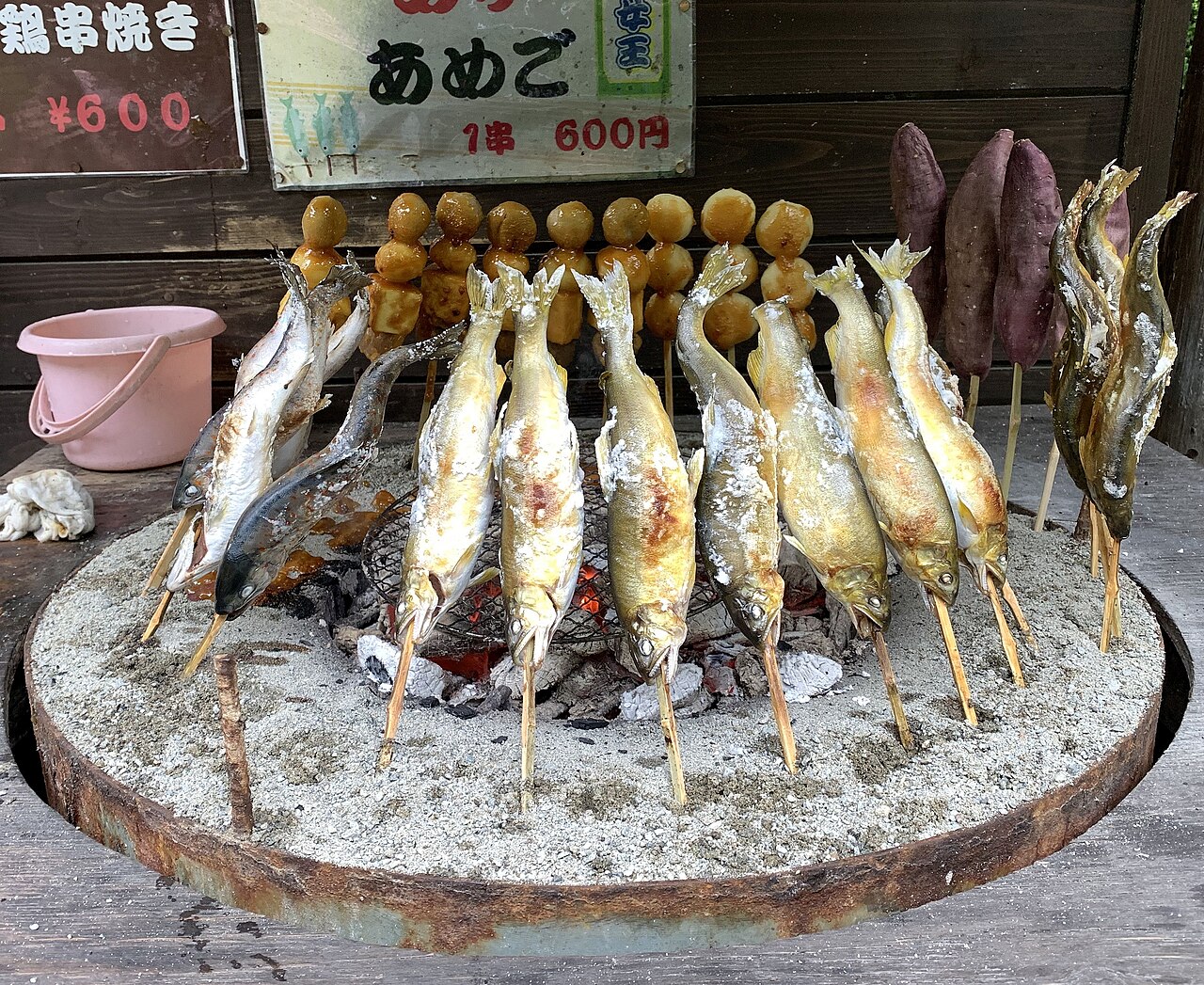 鮎塩焼き