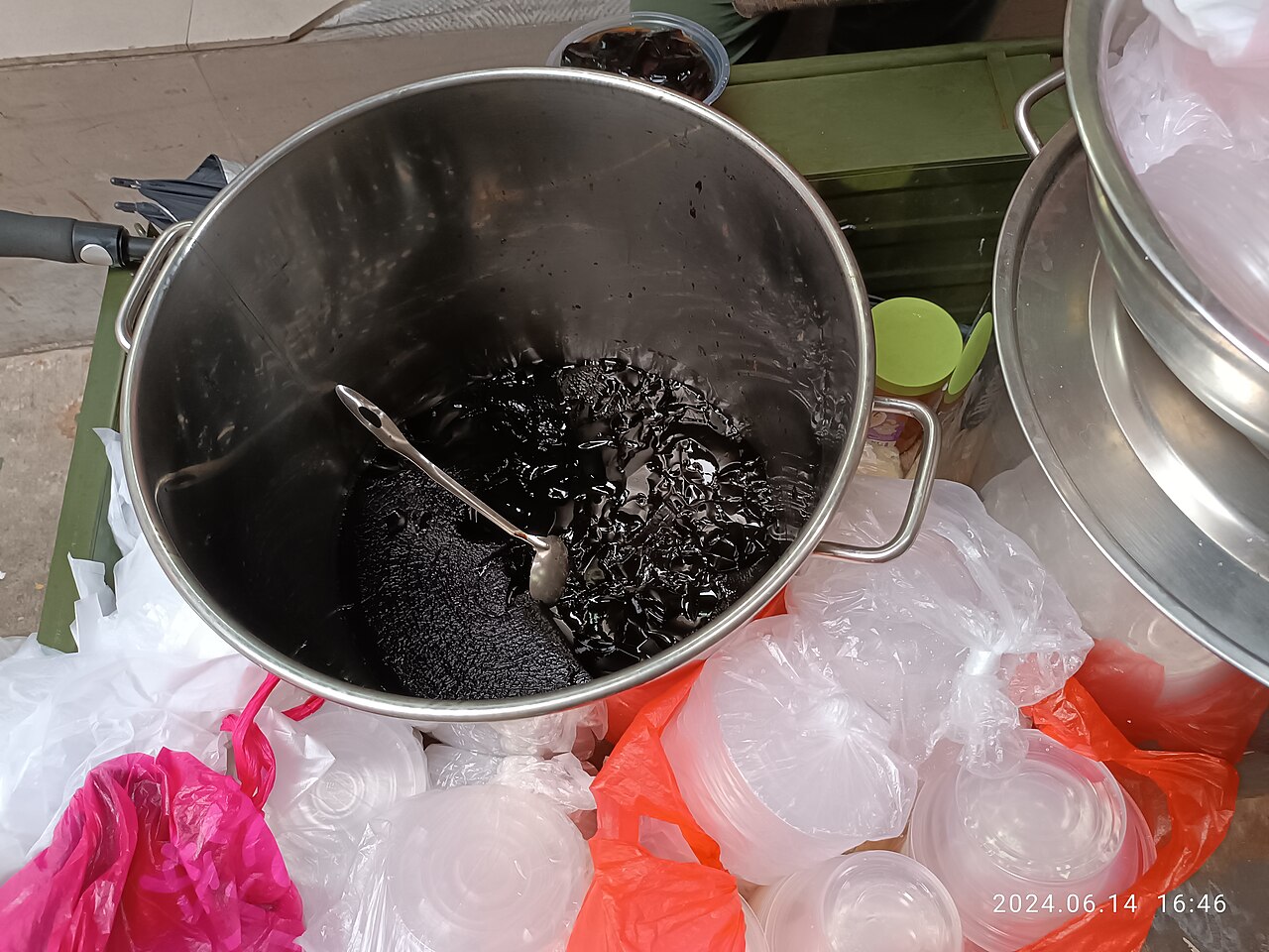 仙草ゼリーの料理写真 3