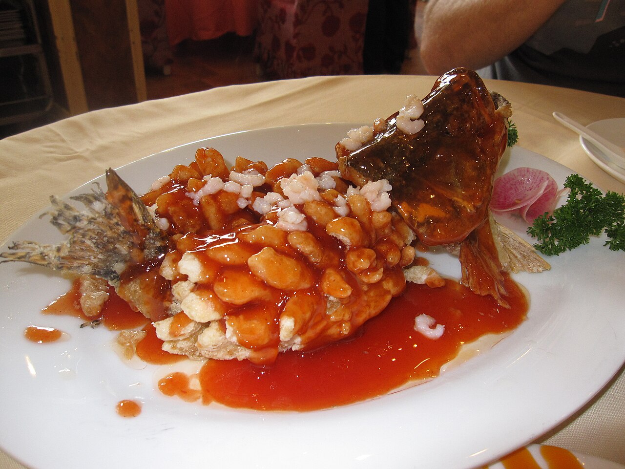 松鼠桂魚の料理写真 2